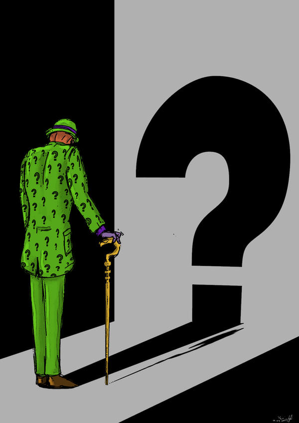 The Riddler Confused The Riddler by YarinKaplan on DeviantArt