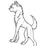 Canine male lineart