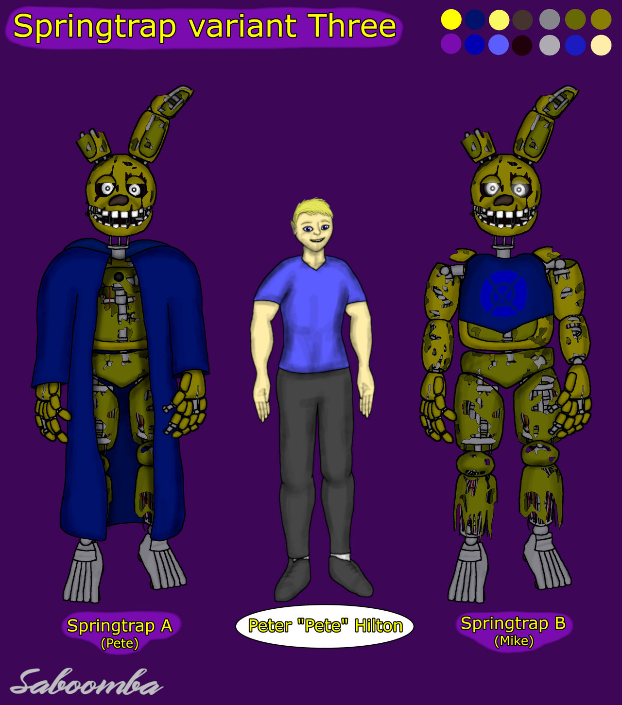 Springtrap Variants Springtrap variant Three by Saboomba on DeviantArt