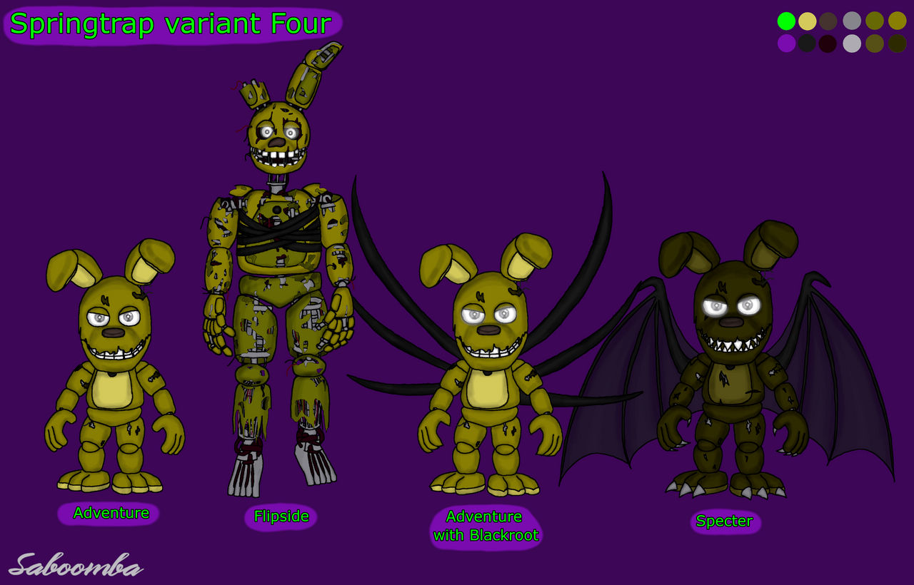 Springtrap variant Four by Saboomba on DeviantArt
