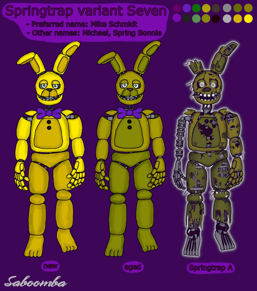 Springtrap variant Seven by Saboomba on DeviantArt
