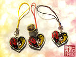 Tiger and Bunny heart cell charms