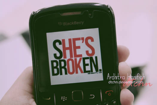 he  is ok. she is broken