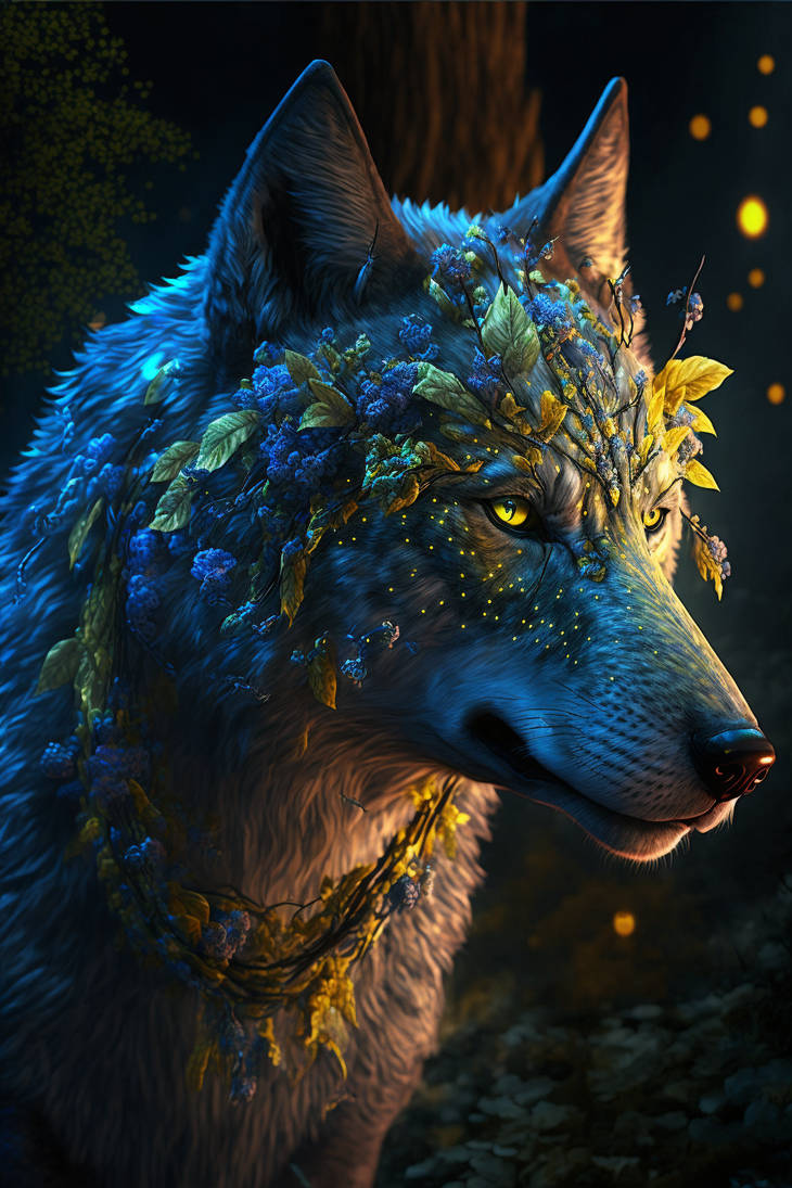 Magical Forest Wolf by Stulti on DeviantArt