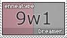 Enneatype 9w1 Stamp by Pseudolonewolf