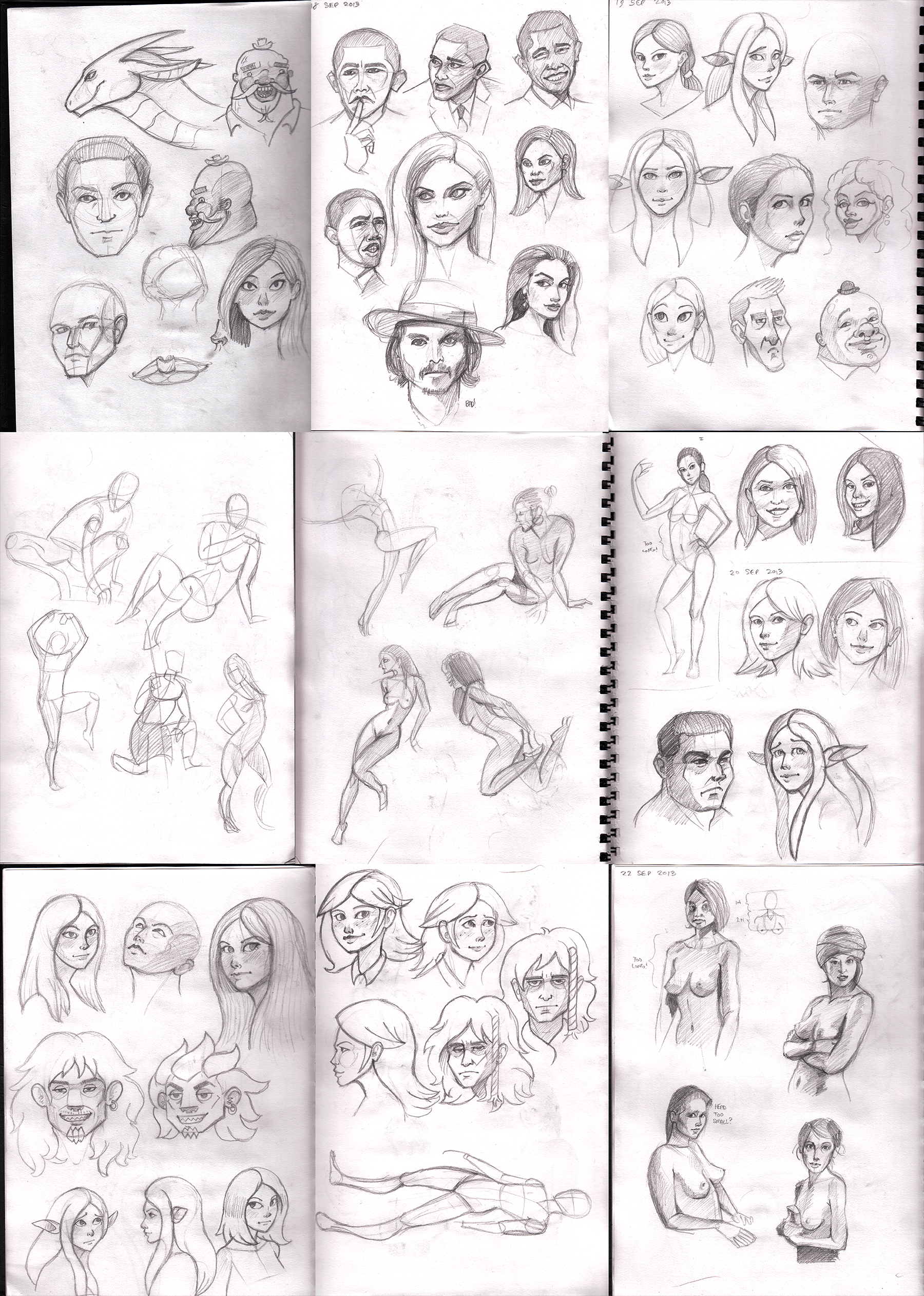 Sketchbook Pages