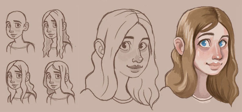 Digital Sketchbook 3 Dec 2014 - Faces (Gemma)