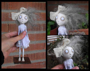 Isabella, the ghost girl. OOAK handmade doll.