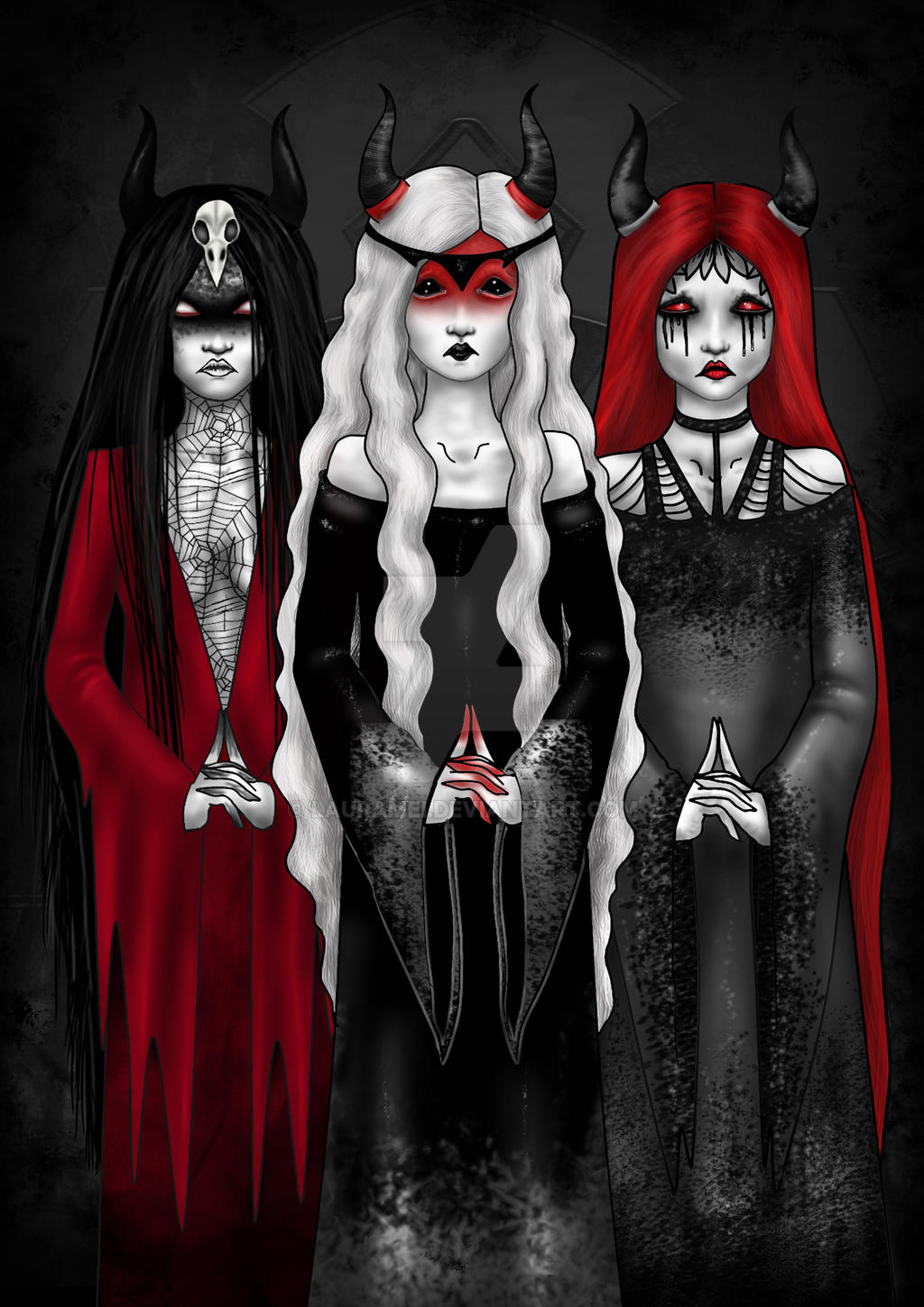 Three Mama Unity The three mothers by Lauramei on DeviantArt