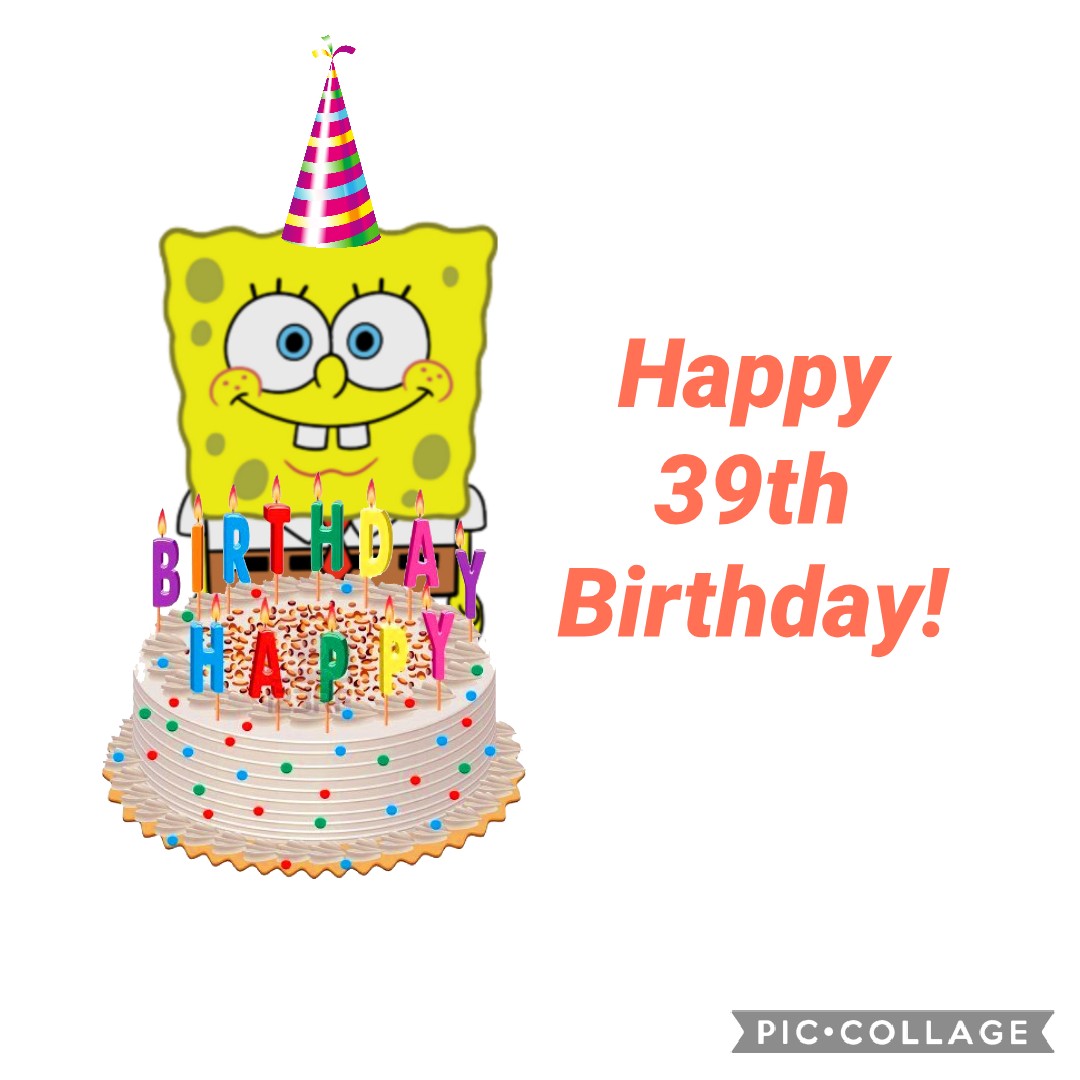 Happy 39th Birthday SpongeBob!