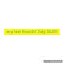 News! (My Last Deviantart Post Of July 2025)