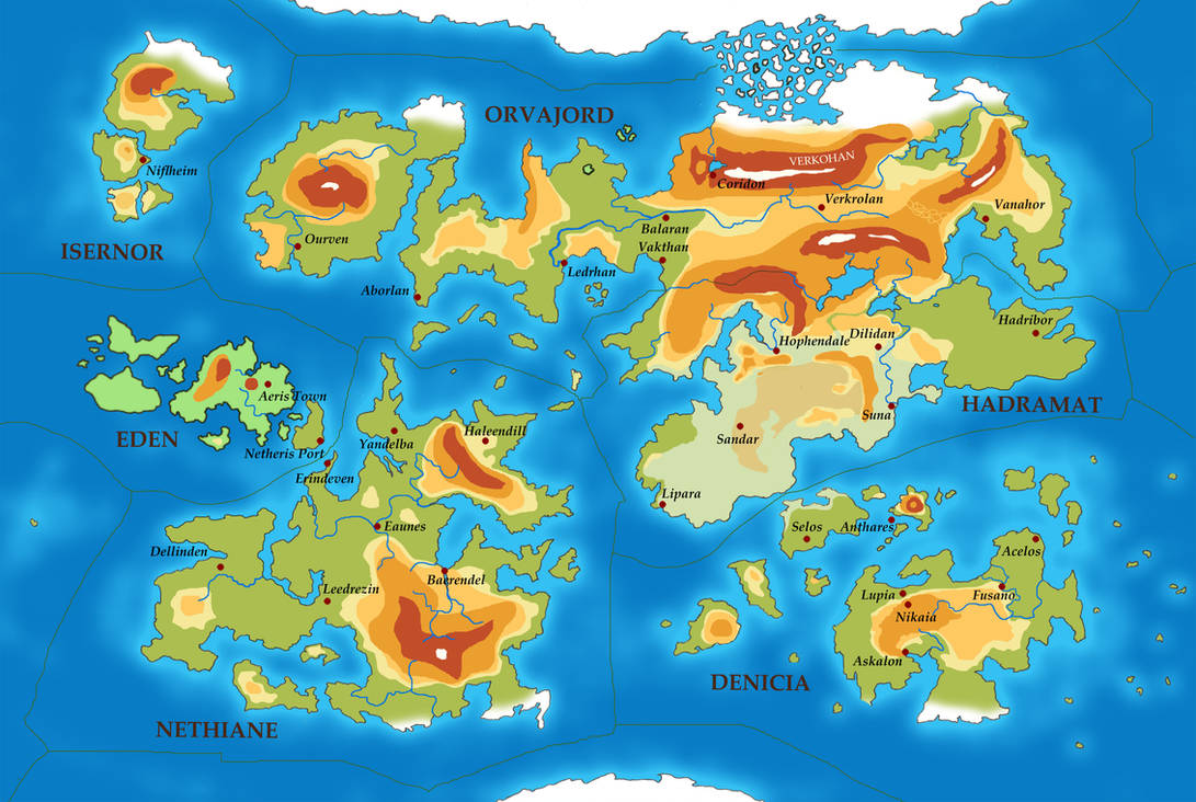 Zuru Map ZerukO world map by FyeYukito on DeviantArt