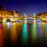 Bridge at night - Paris