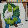 savage dragon sketch