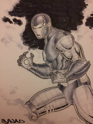 IronMan sketch using COPIC