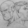 flas superman head sketch