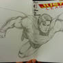 justice league sketchcover superman