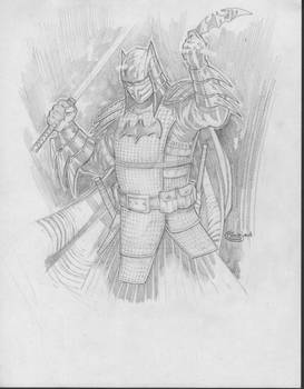 Samurai Batman Sketch