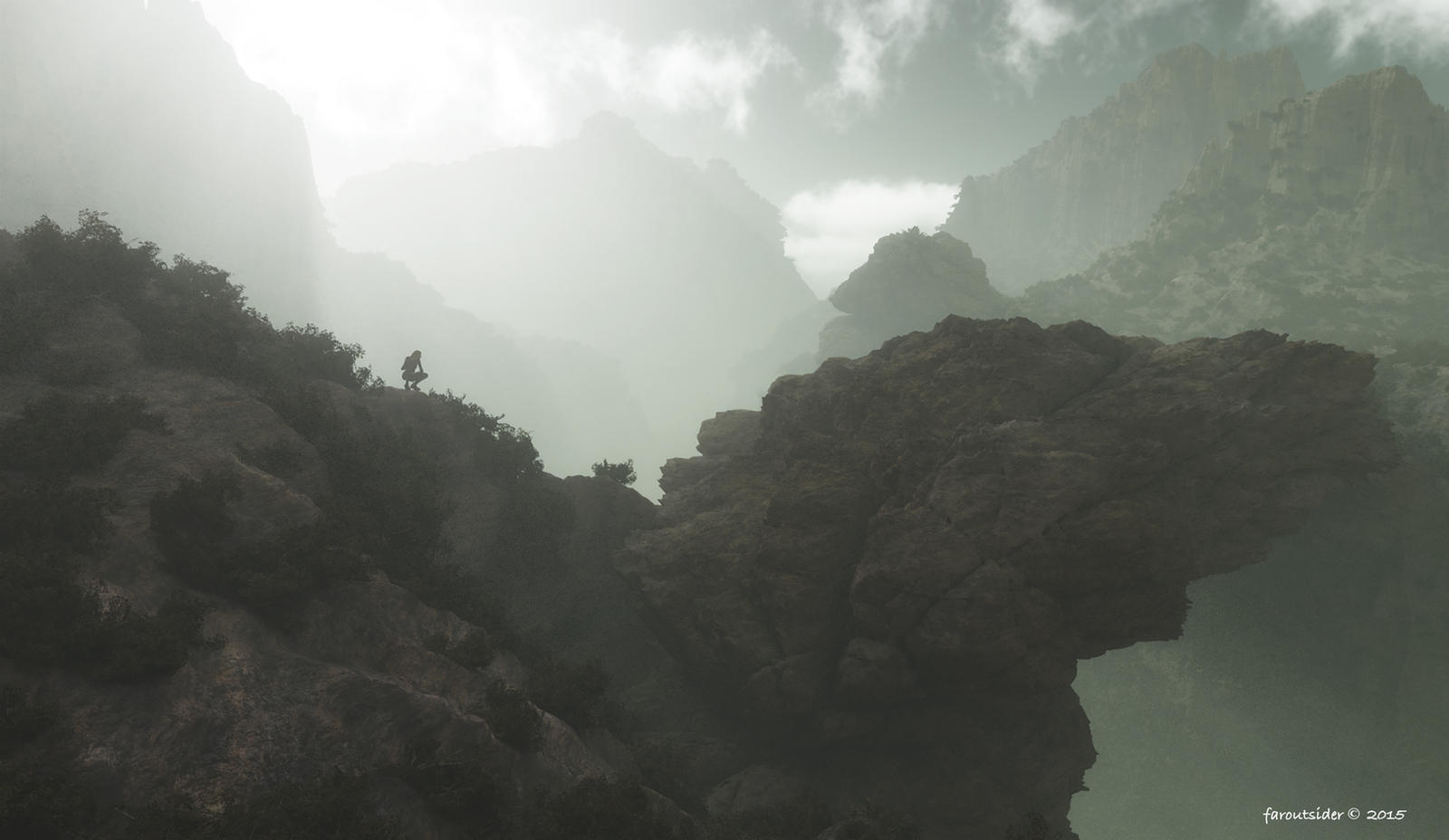 Bridge to the vast unknown by faroutsider