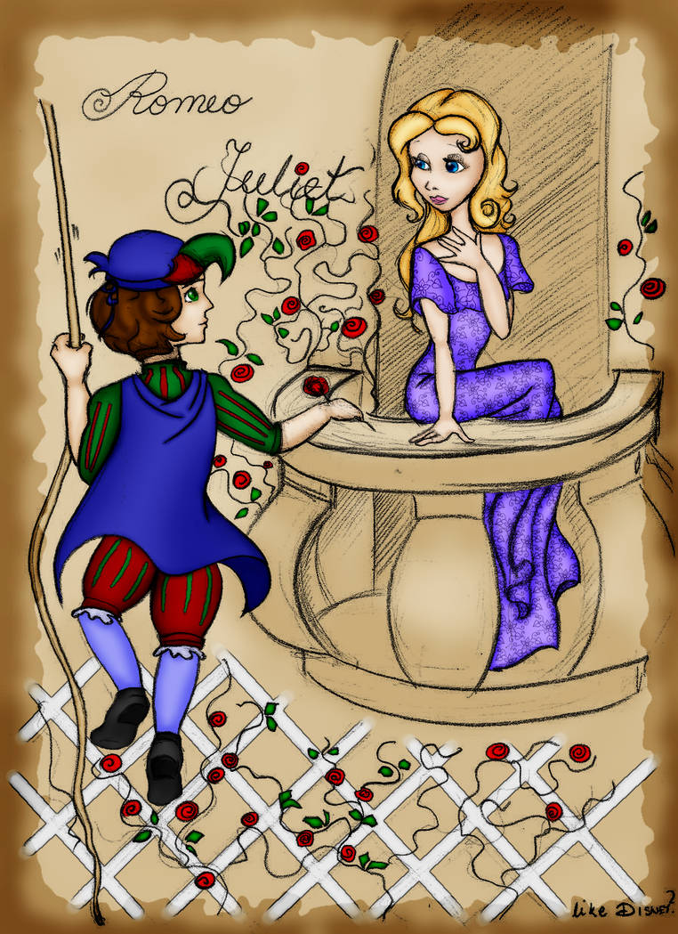 Рисунок на тему ромэо и Джульетта