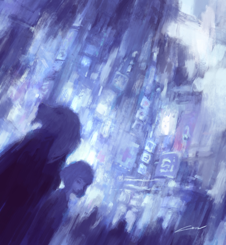 Blue Night Sky (Original) by Alex-Chow on DeviantArt