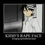 Death the Kid's rape face