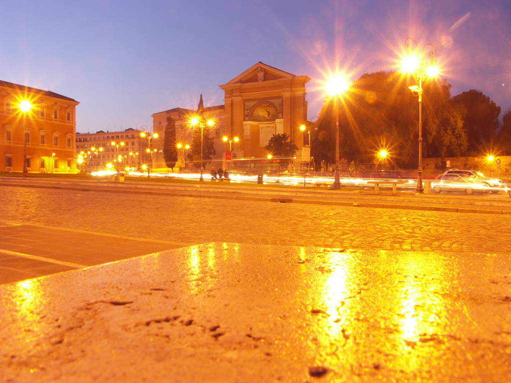 Shining ghost in Rome