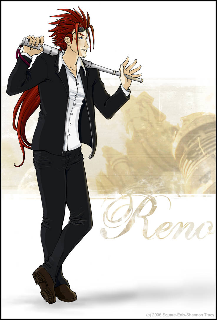 FF7 Reno Poster by STracyArt on DeviantArt