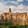 Italy. Tuscany. City on the rocks Pitigliano