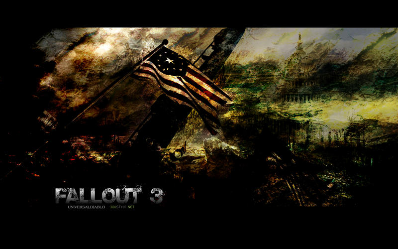 Fallout 3 Deviantart Fallout 3 Wallpaper by UniversalDiablo on DeviantArt