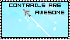 Contrails are Awesome Stamp by UniversalDiablo
