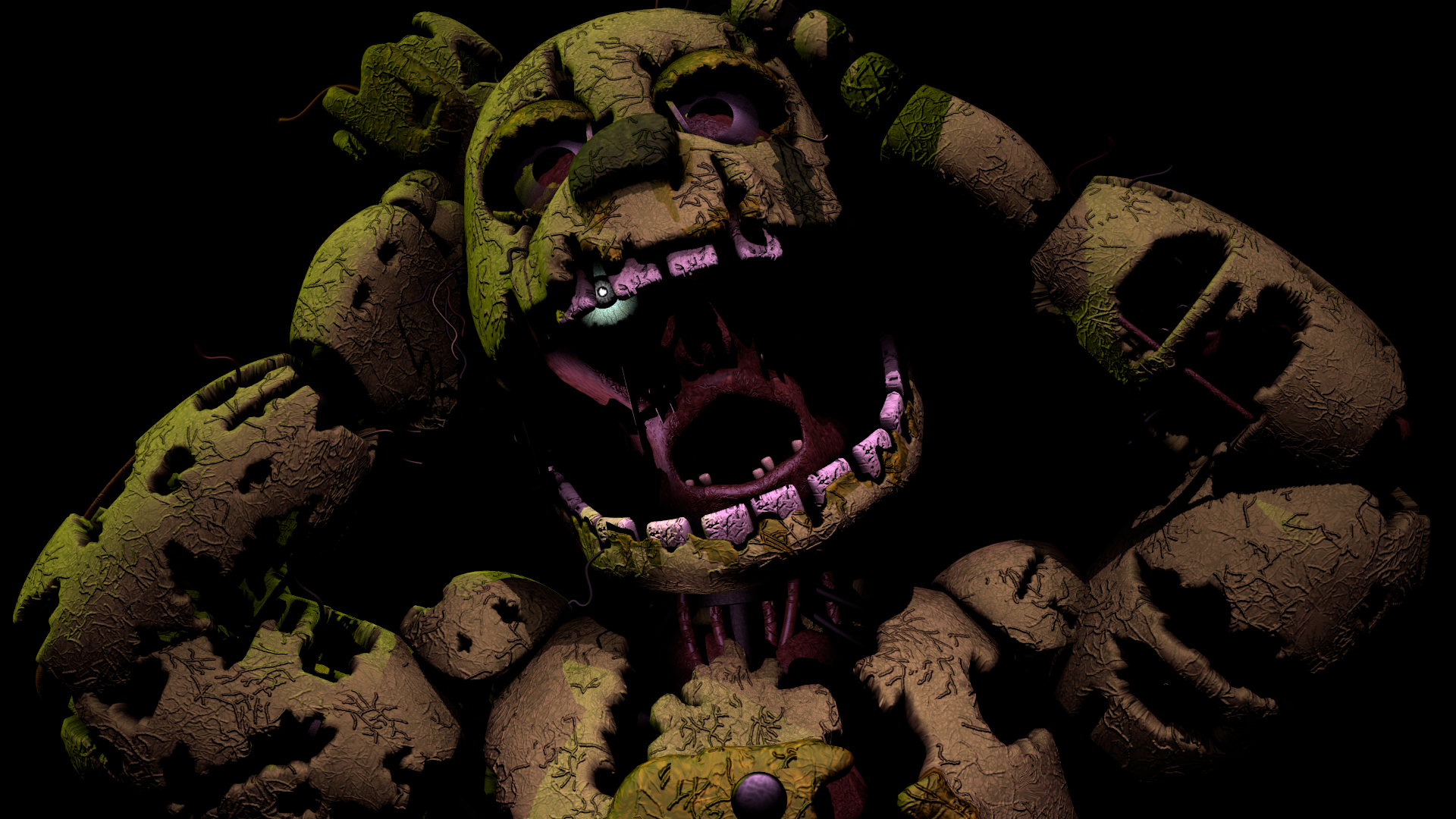 Springtrap Taking Off His Mask by Xman723 on DeviantArt
