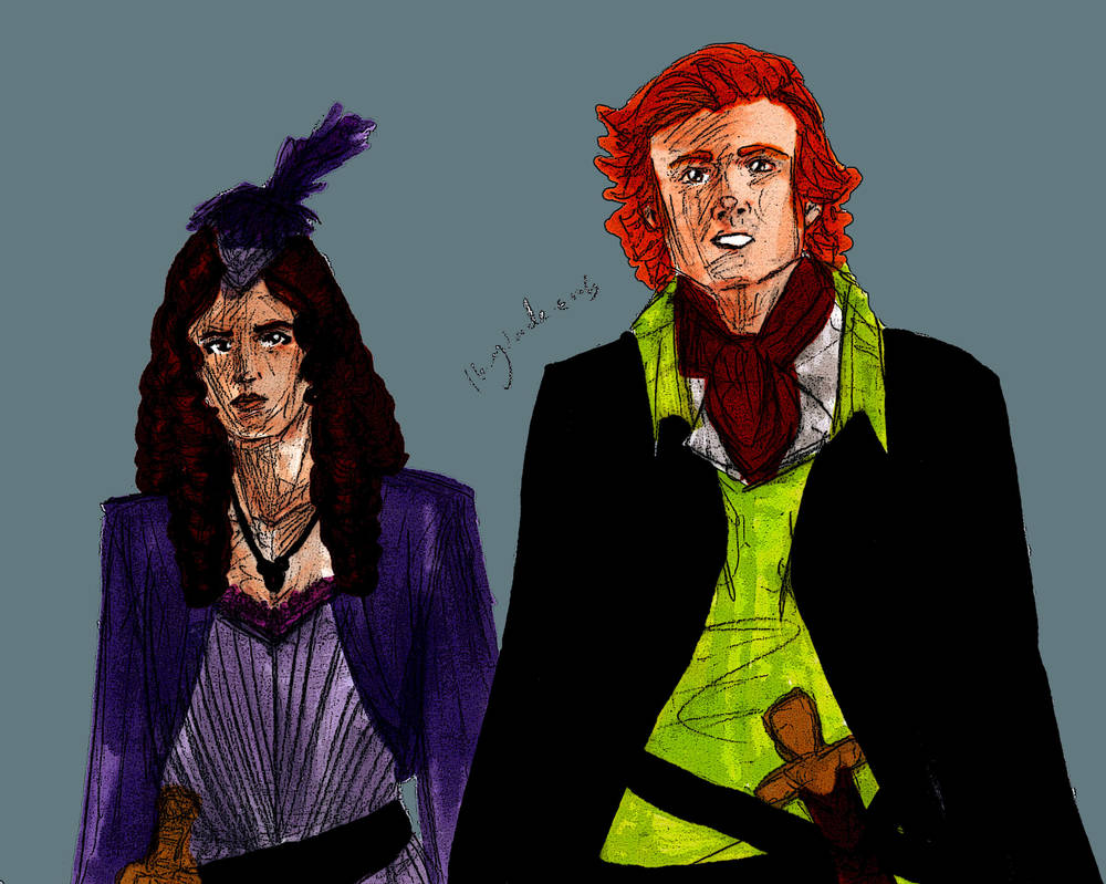 The Inventor and his wife by HoneyJadeCrab on DeviantArt