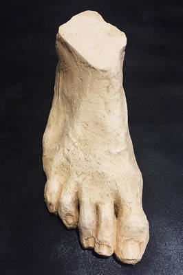 Foot in clay