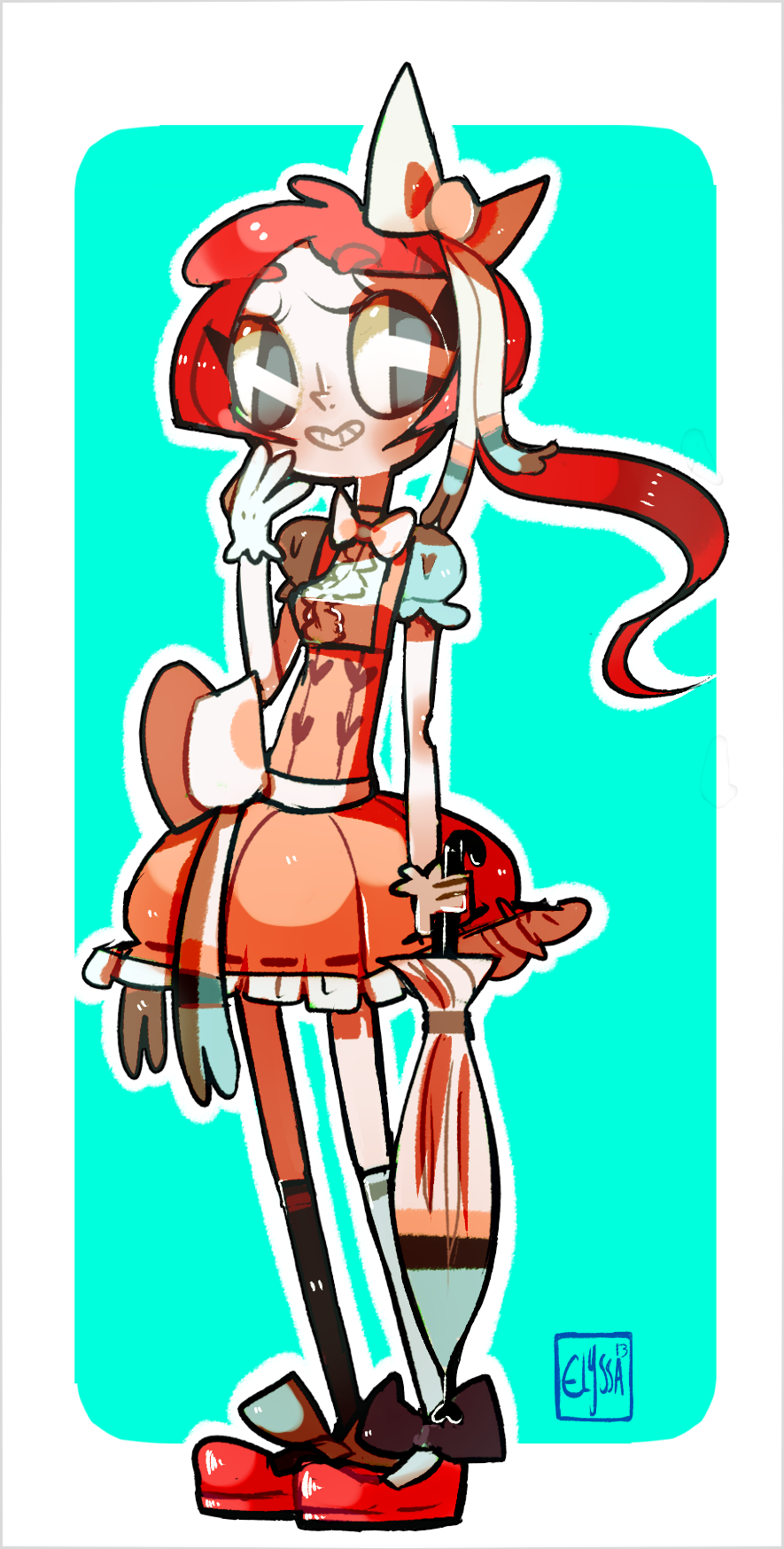 pkmn: sylveon gijinka