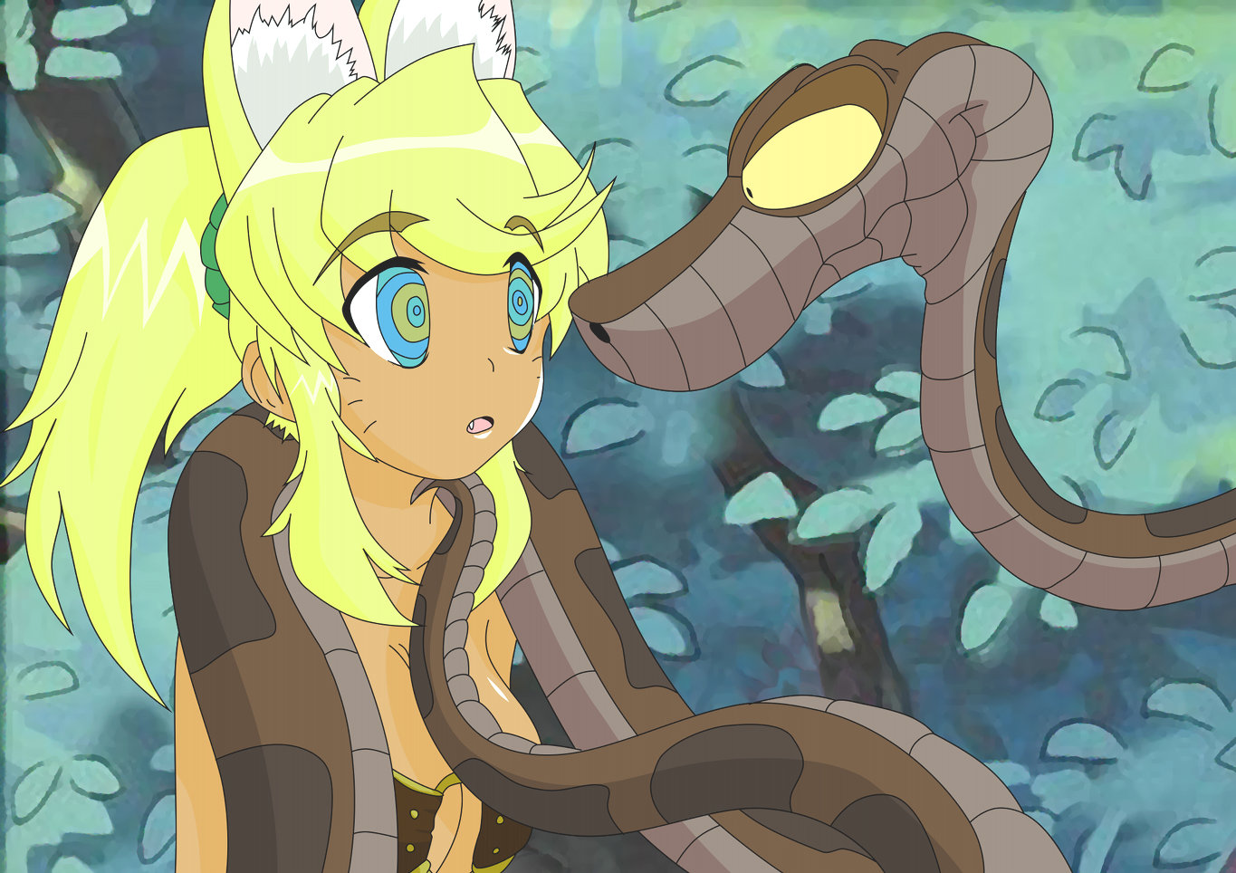 Kaa and Liru RECOLORED