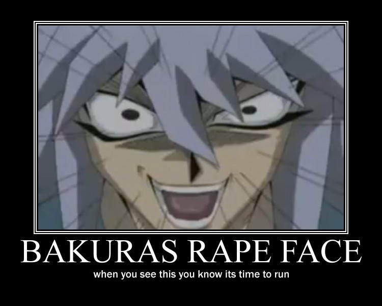 bakura rape face