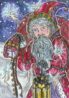 Christmas Wanderer (ACEO)