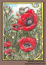 Poppies for Momma (ACEO))