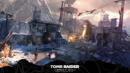 TOMB RAIDER (2013) Snow Camp Wallpaper