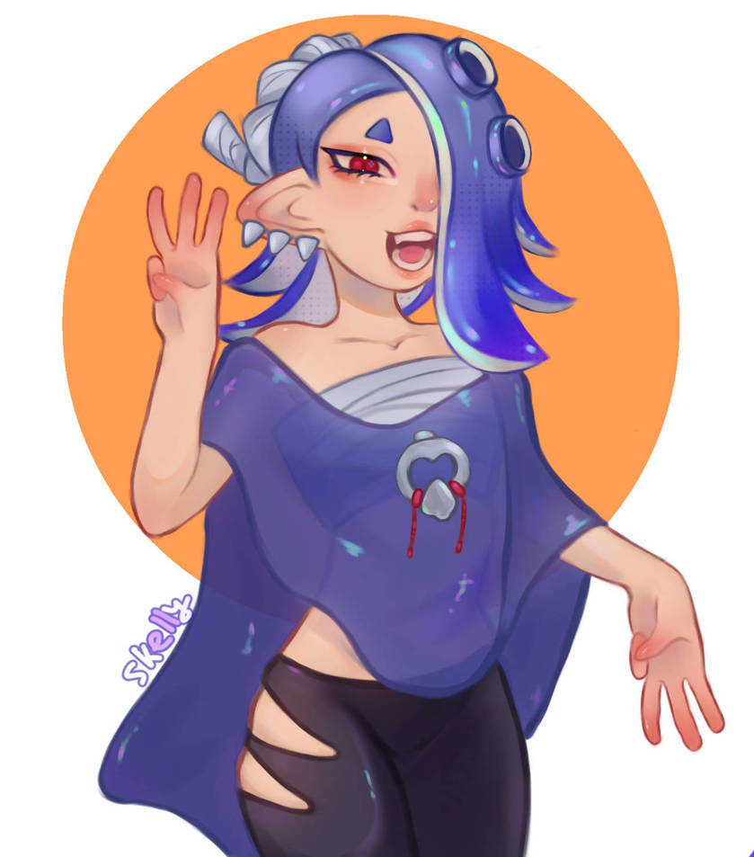 Splatoon Shiver R35 Splatoon: shiver fanart! by m0th25 on DeviantArt