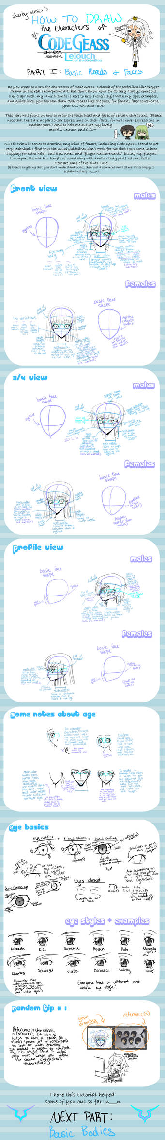 How to Draw CG Characters -1- by sherbertKISSES on DeviantArt