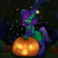 Sweet little Halloween pony