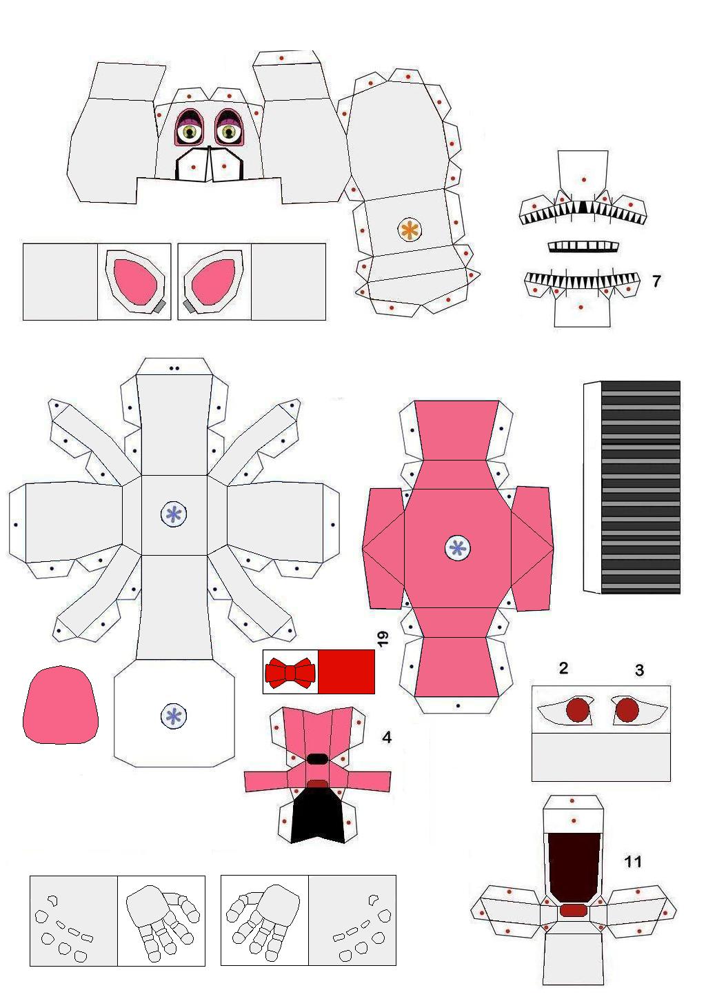 FNAF 4 Nightmarionne papercraft by Adogopaper on DeviantArt