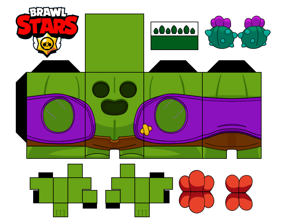 Spike Cubeecraft Update By Frydu1987 On Deviantart - papercraft brawl stars spike