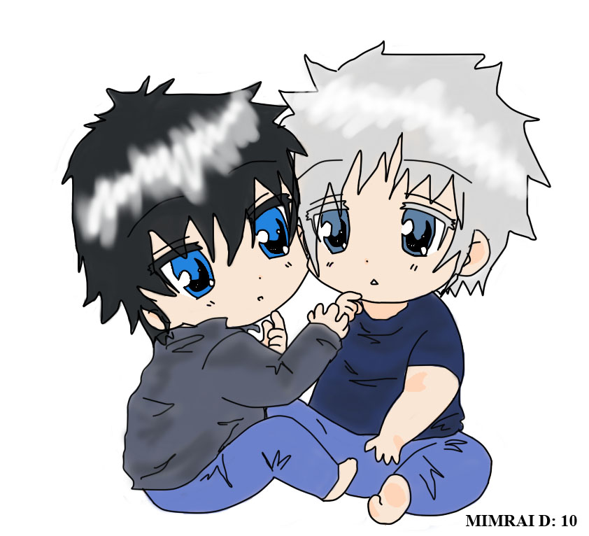 Baby Riku and Ren Amadai