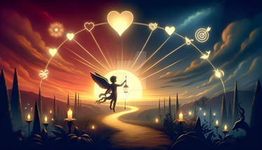 Cupid's Guiding Light A Journey of Self-Love