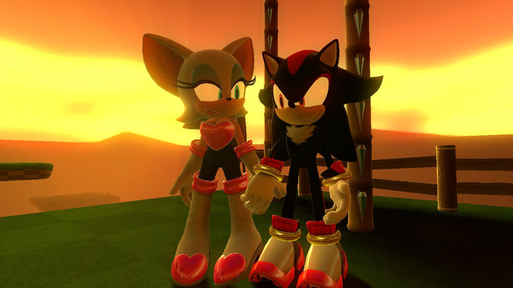 Shadow and Rouge by DanteTheHehegog on DeviantArt