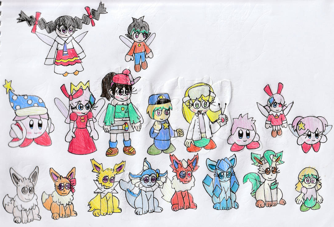 Kirby's Extended Family by KirbyStar58 on DeviantArt