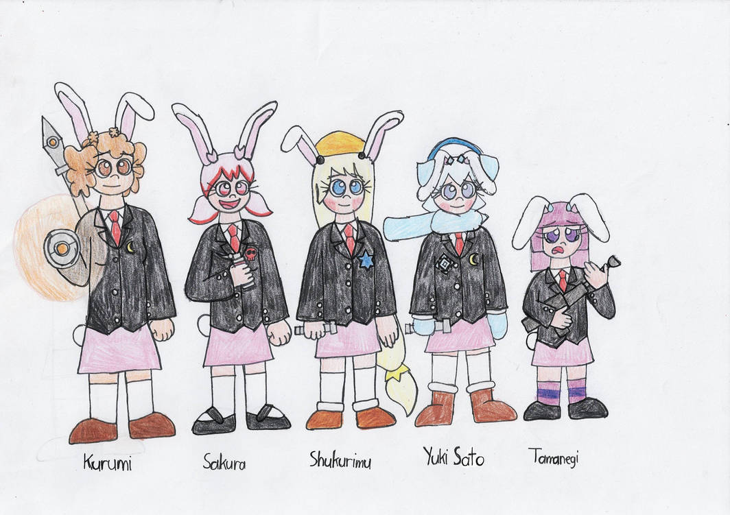 Touhou Moon Rabbit OCs by KirbyStar58 on DeviantArt